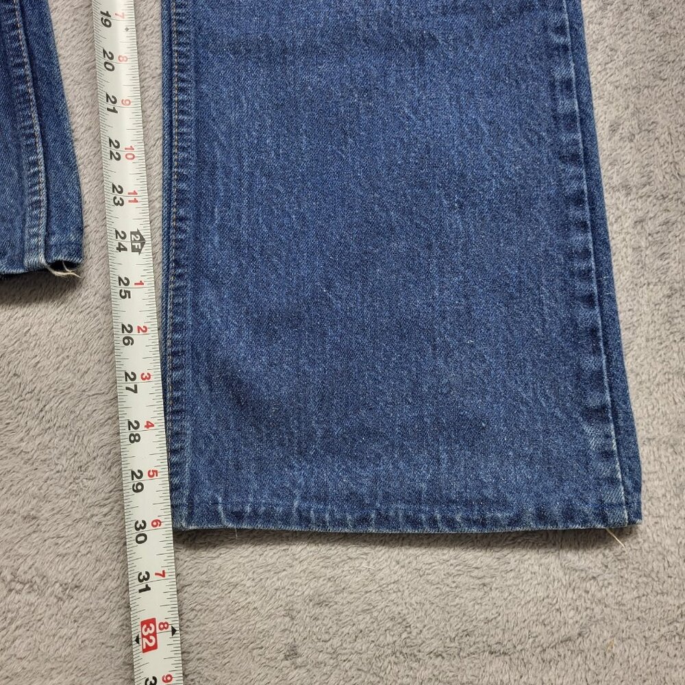 Vintage Levi's 517 Orange Tab Bootcut Jeans Mens 35x30 (38x36) 20517 0217 USA - Picture 7 of 11